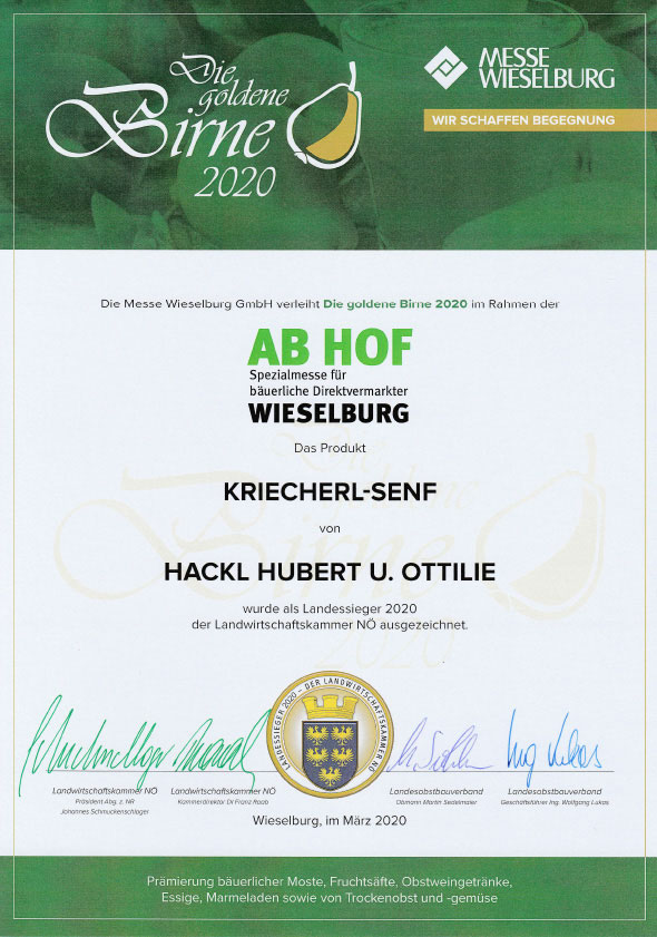 Kriecherlsenf