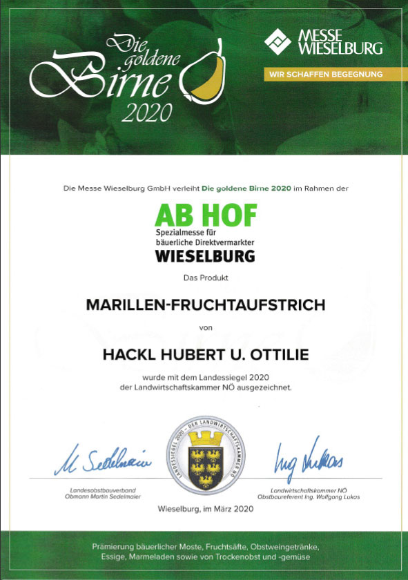 Marillen Fruchtaufstrich